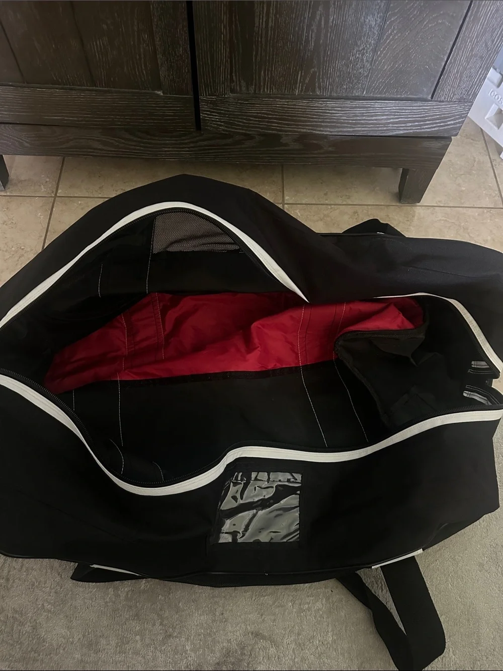 STX Black Hockey Duffel Bag
